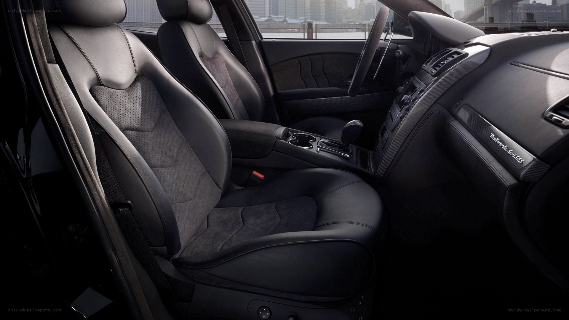 luxury car interior