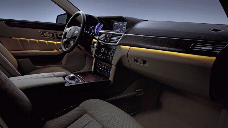 luxury car interior
