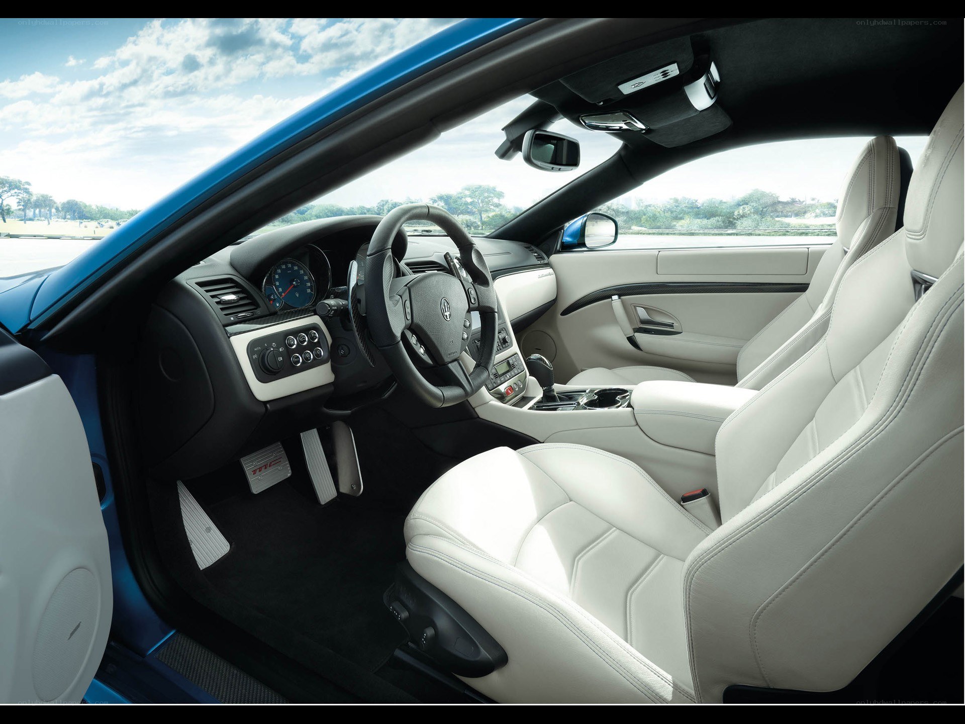 luxury car interior
