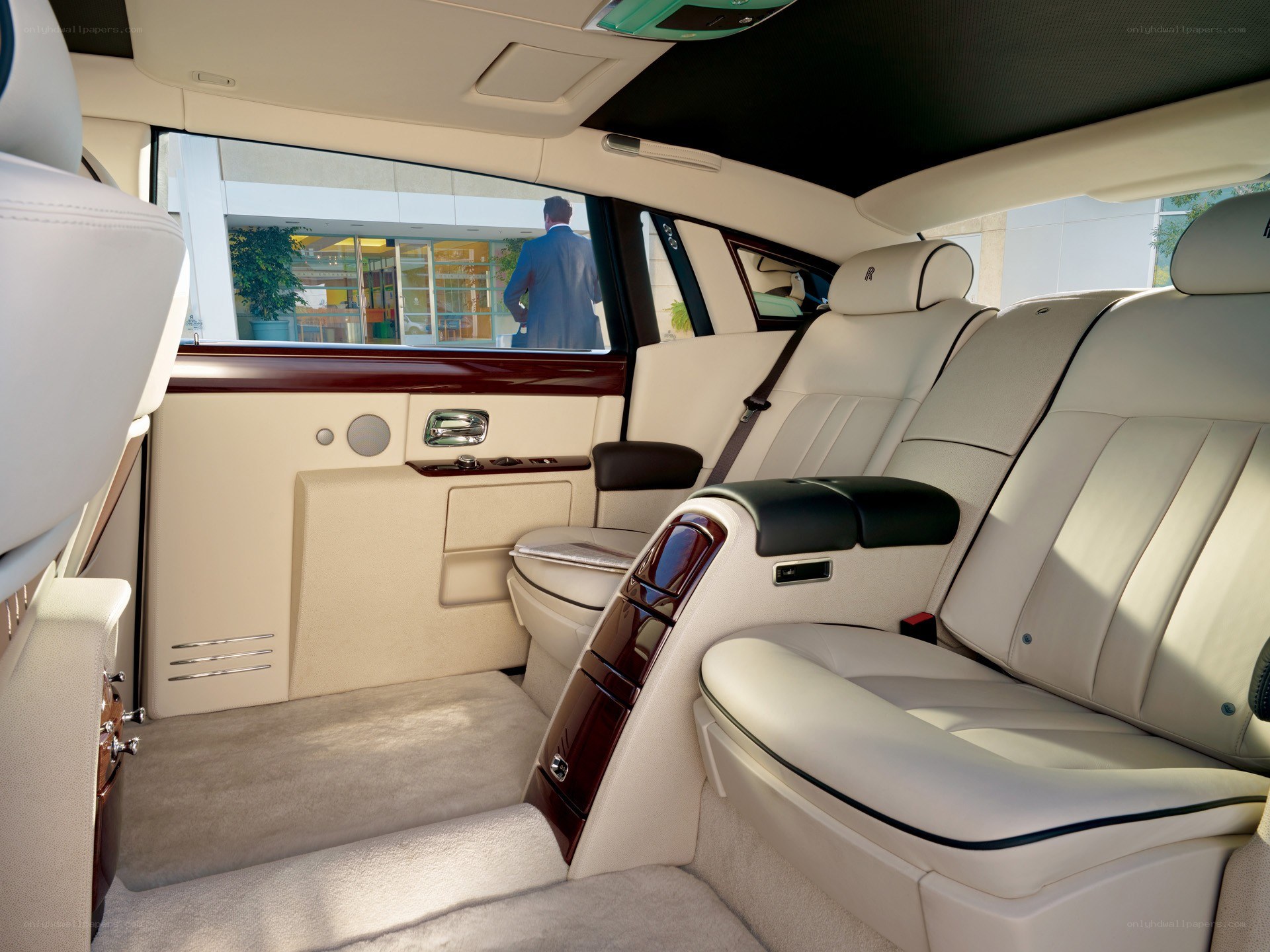 luxury car interior