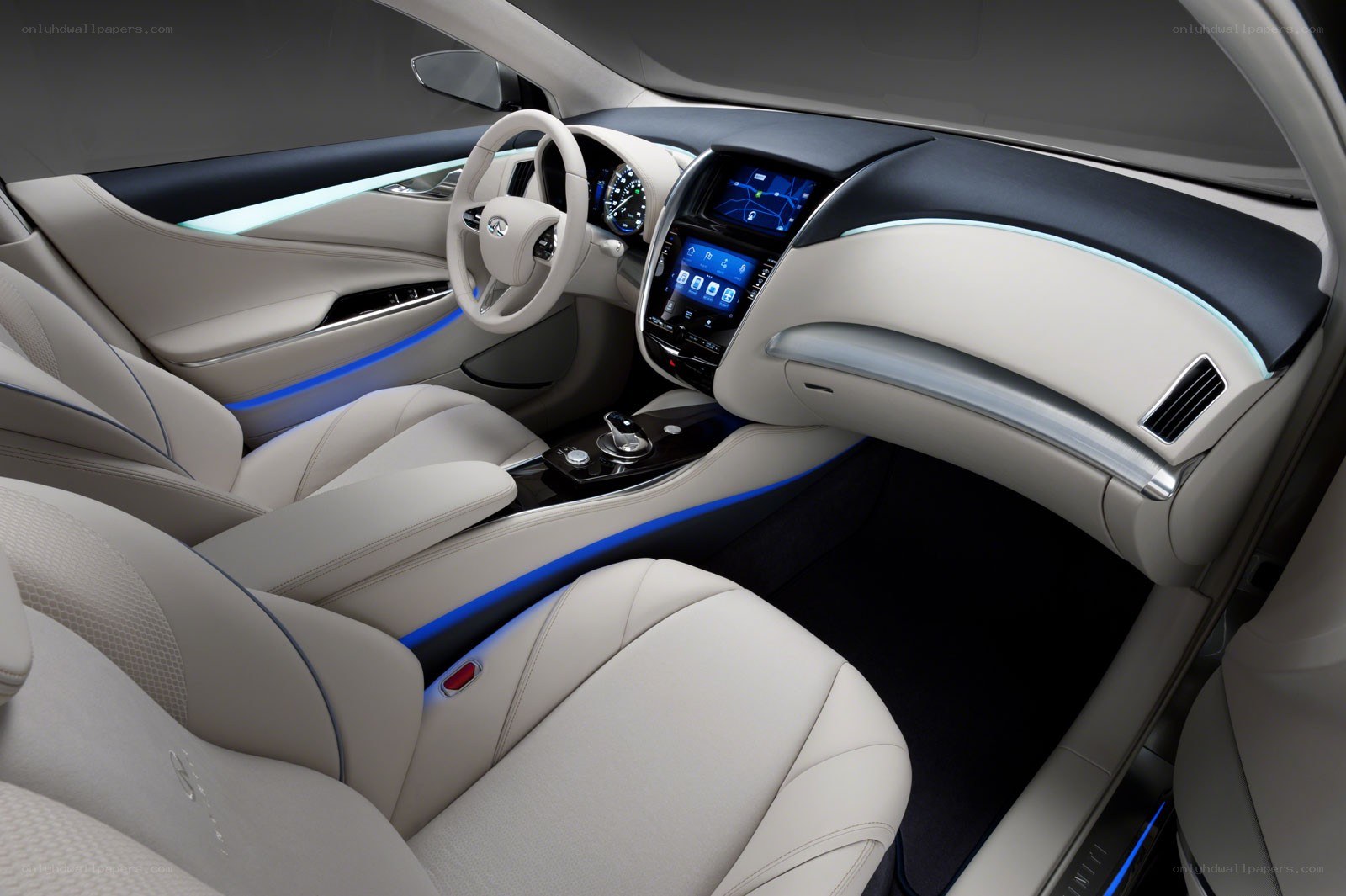 luxury car interior