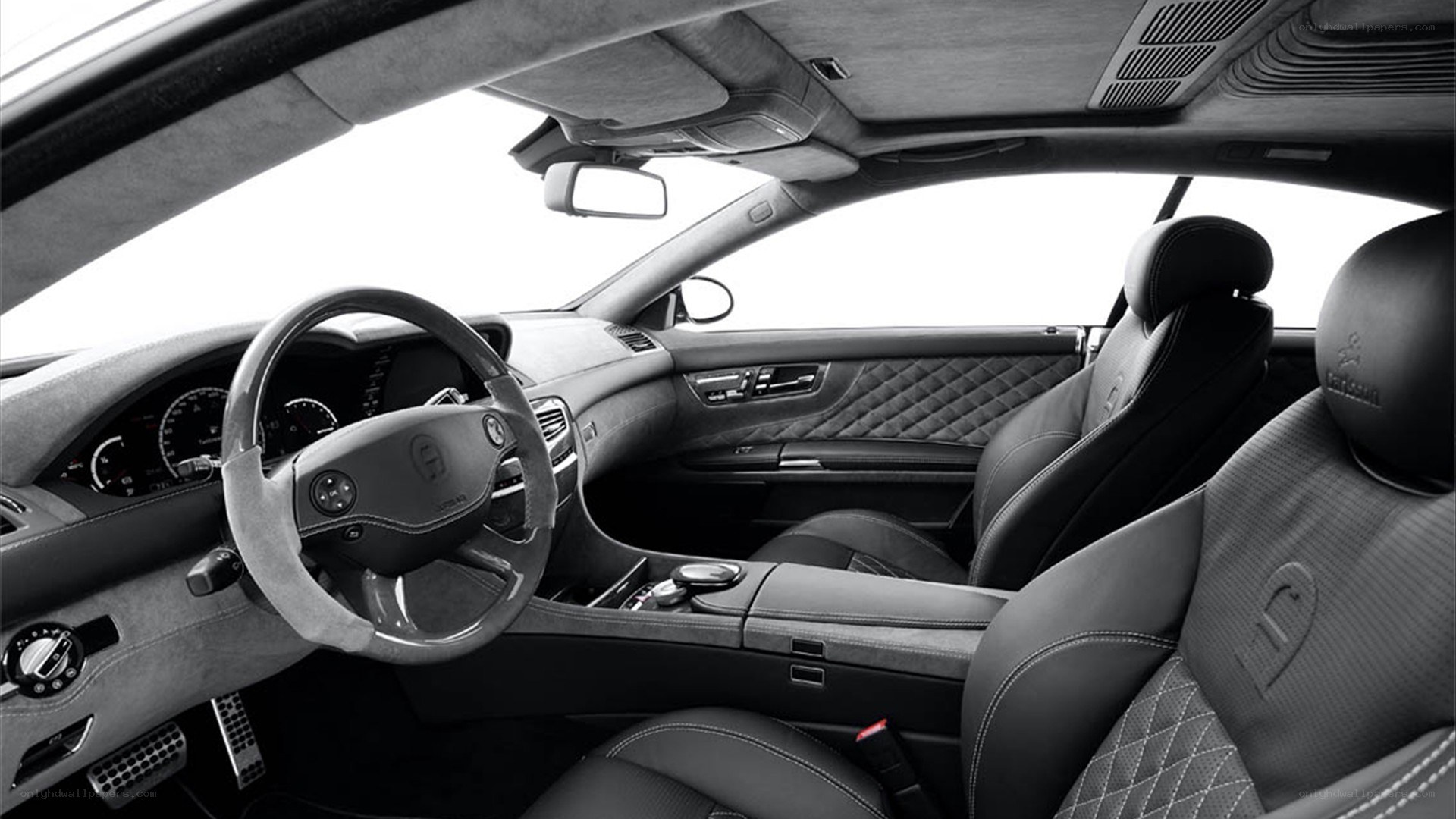 luxury car interior