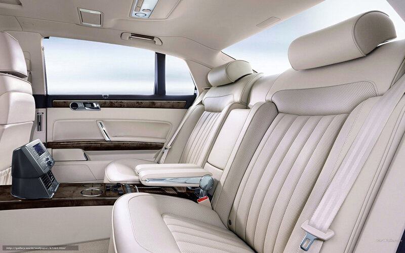 luxury car interior