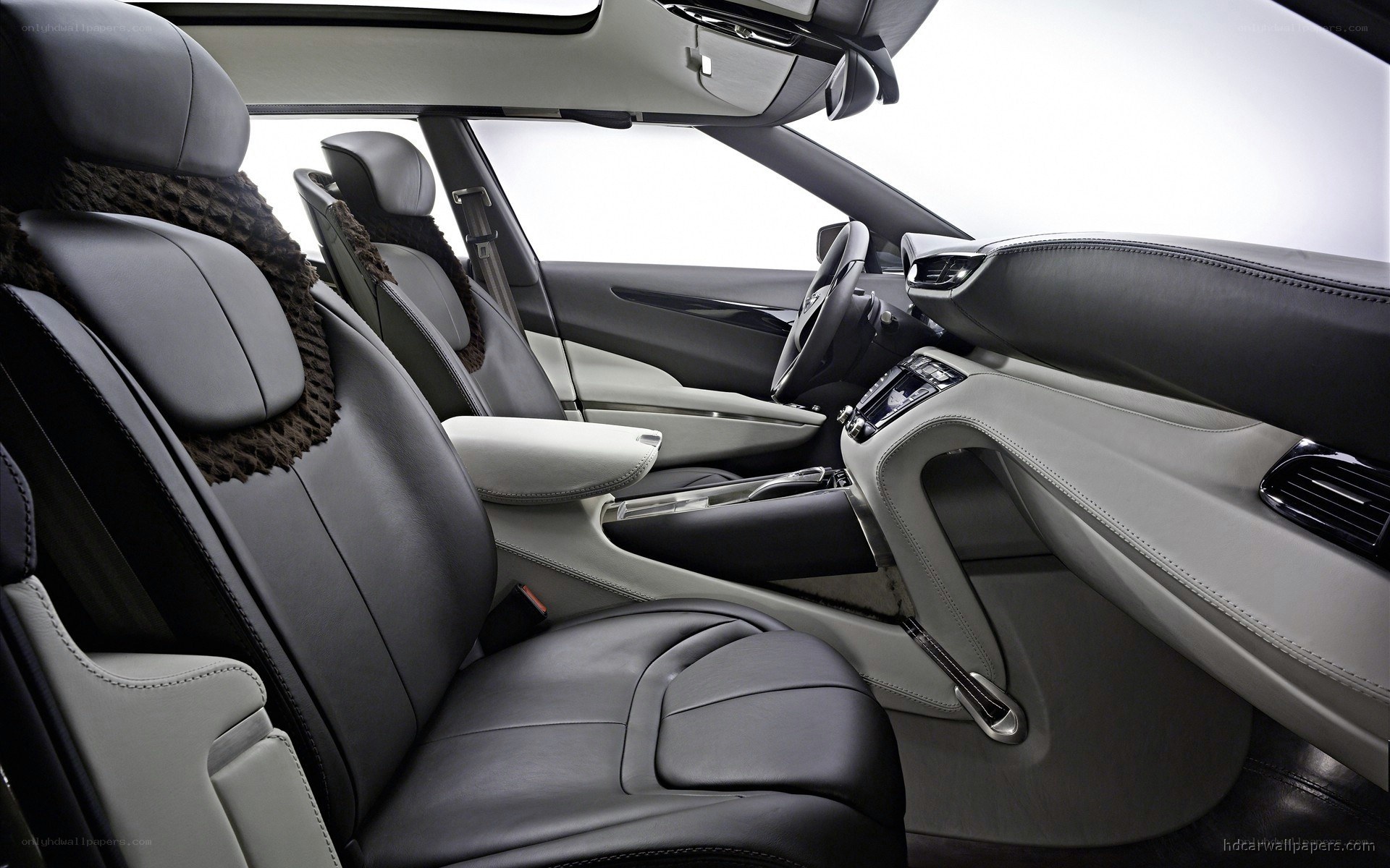 luxury car interior