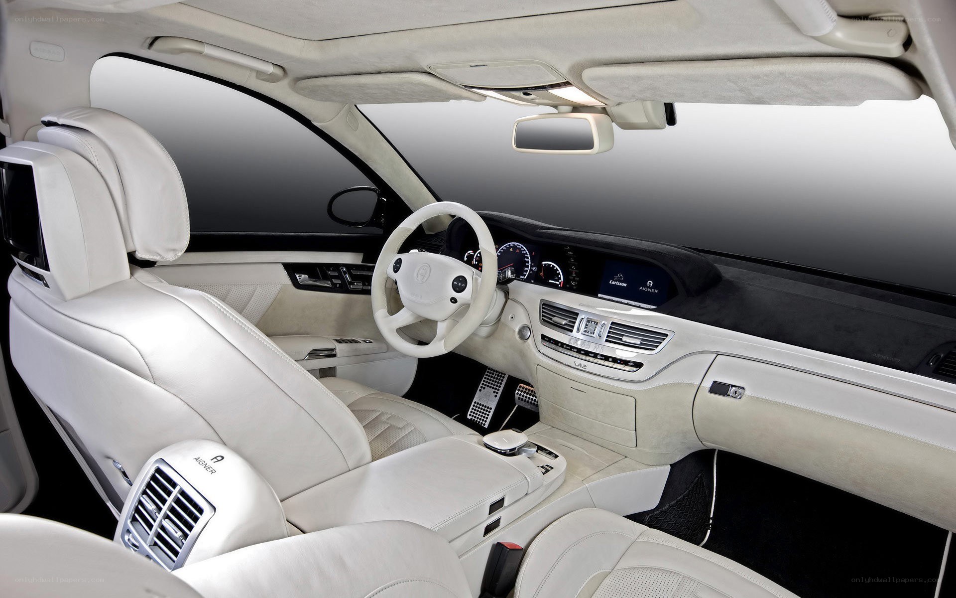 luxury car interior