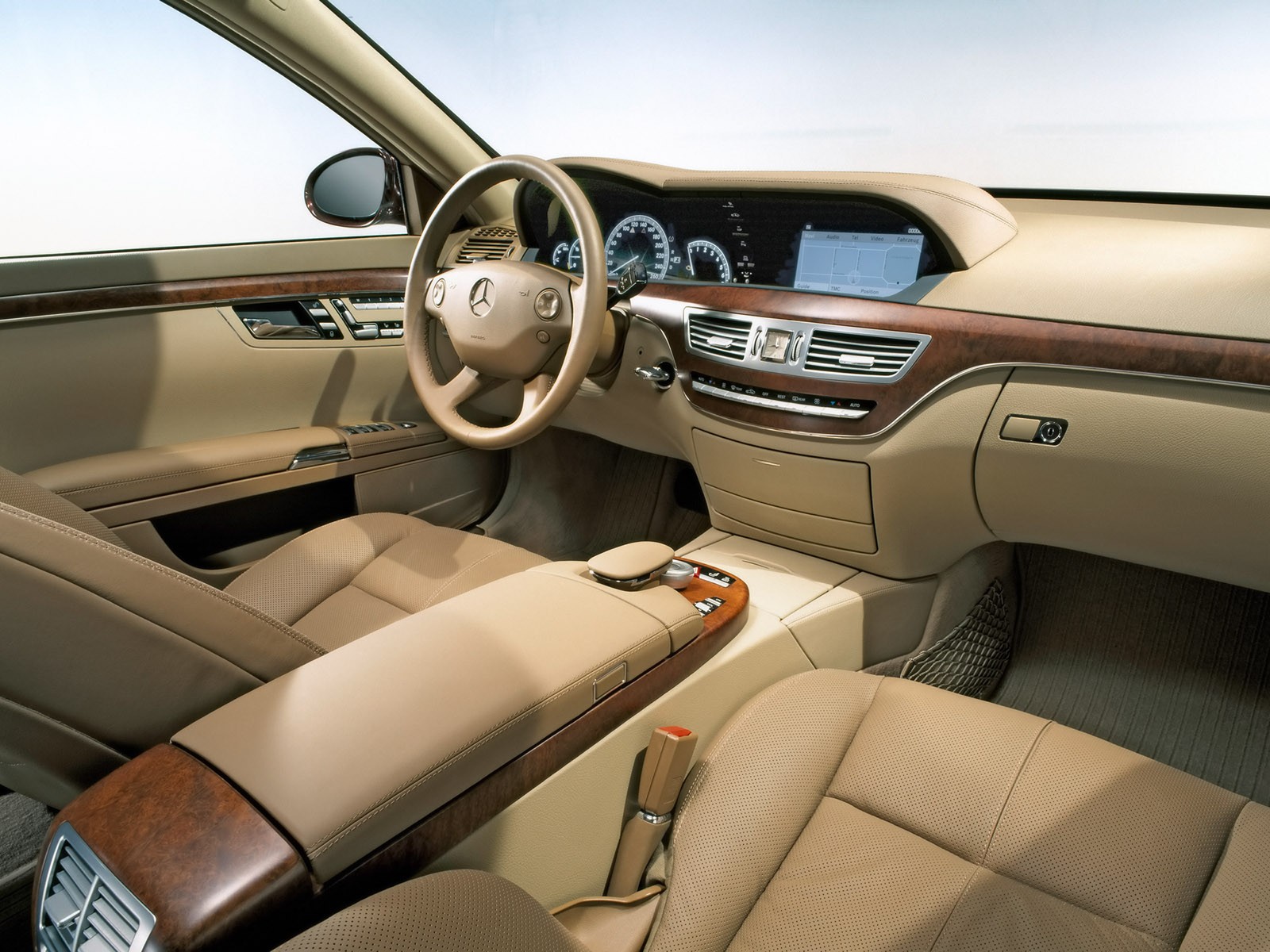 luxury car interior