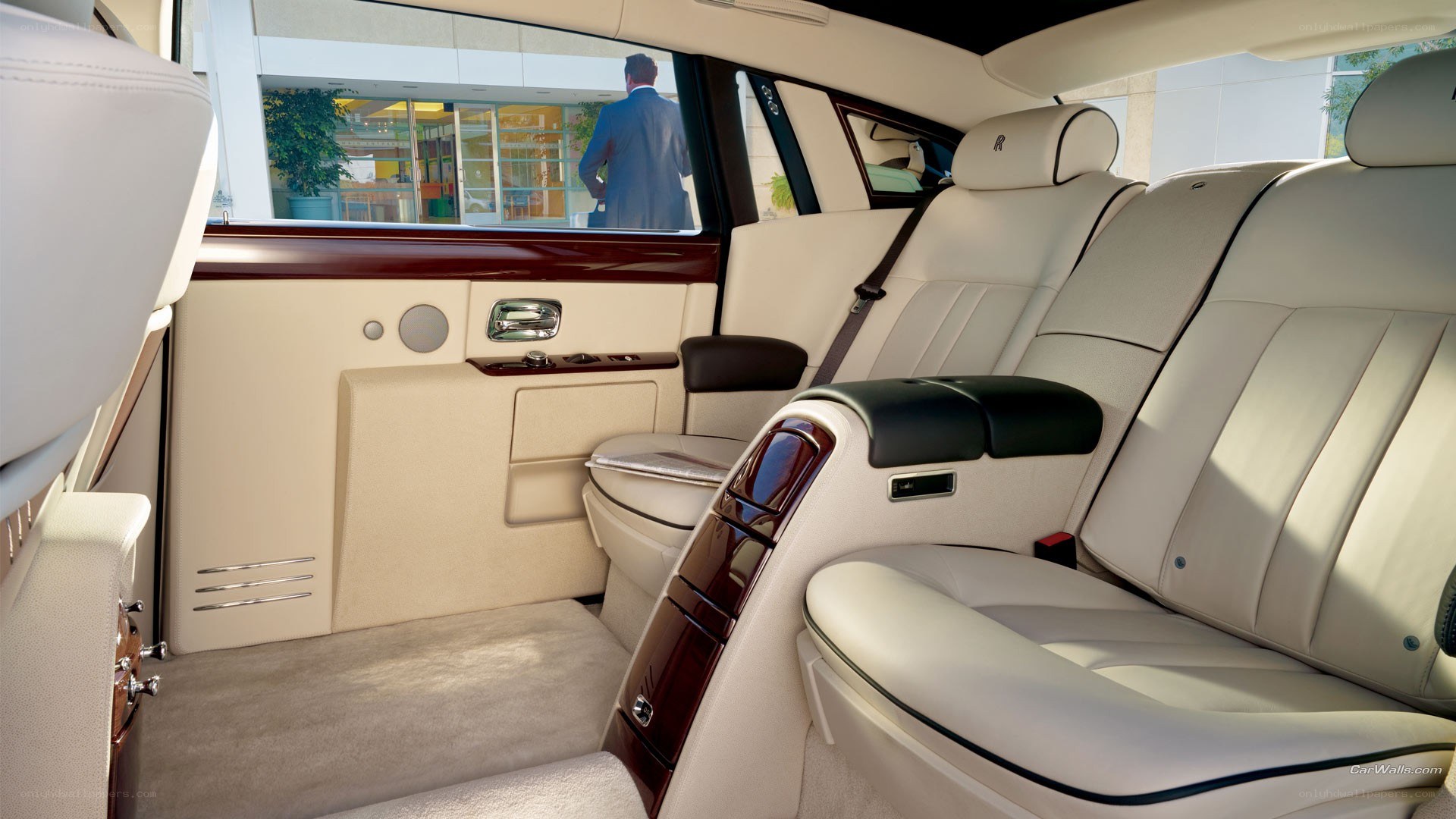 luxury car interior