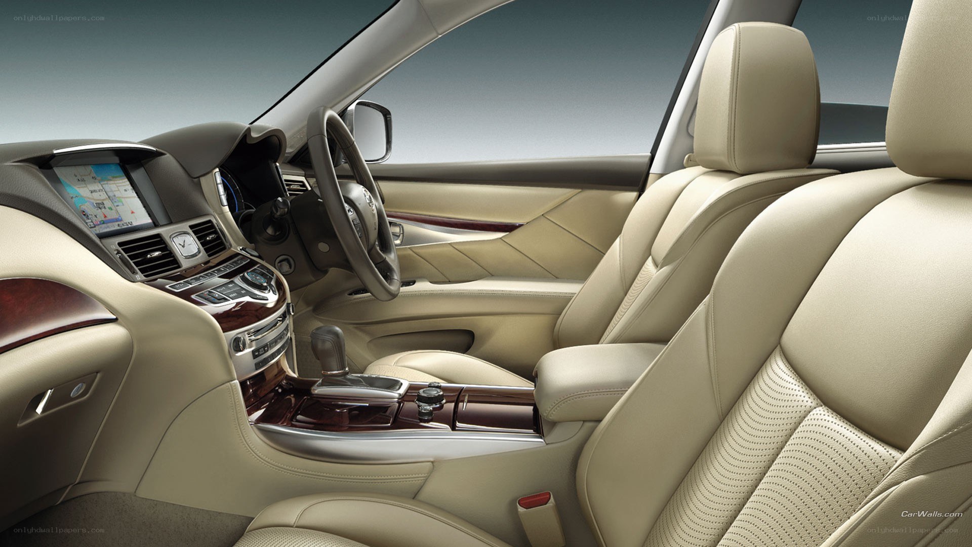 luxury car interior