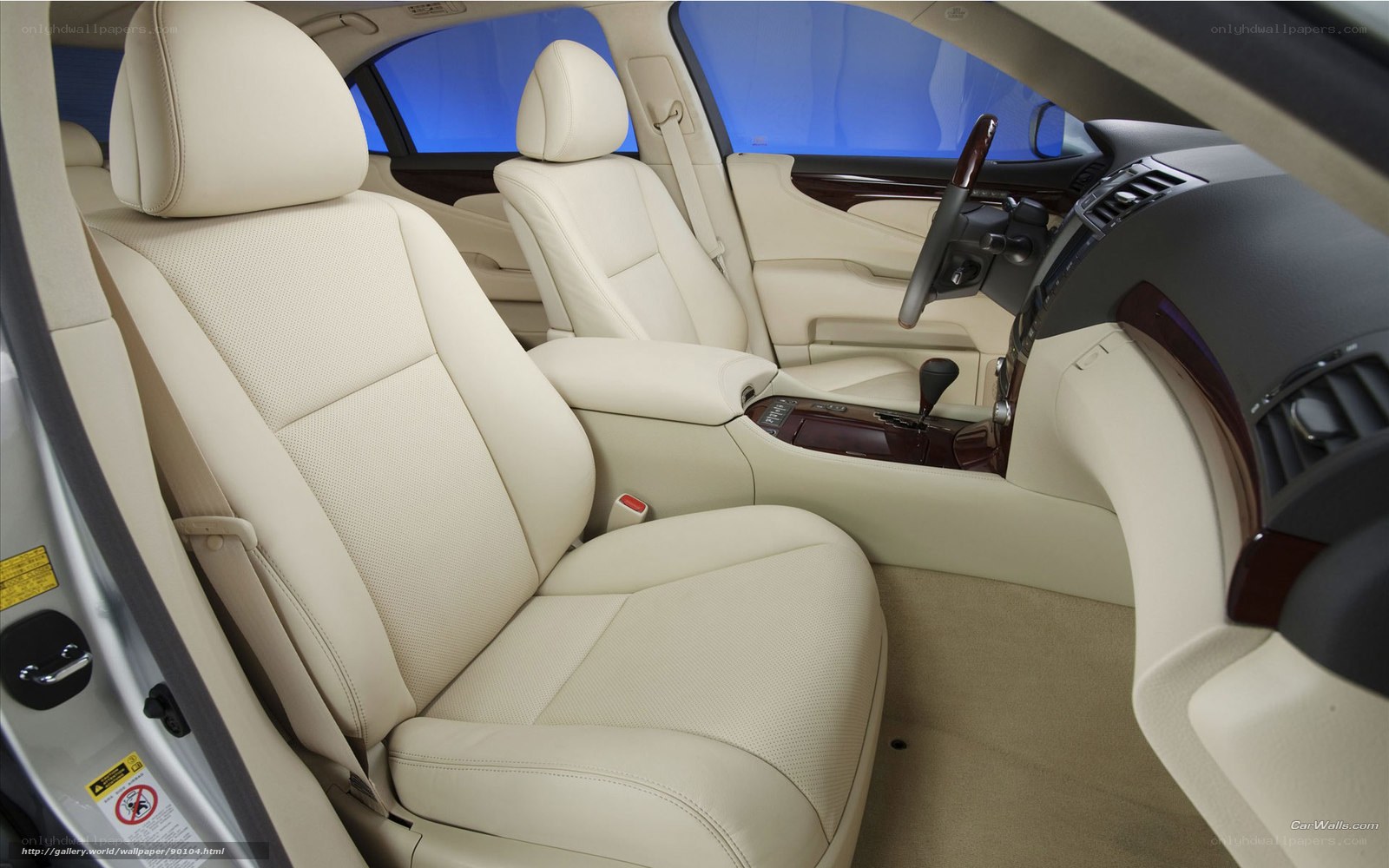 luxury car interior