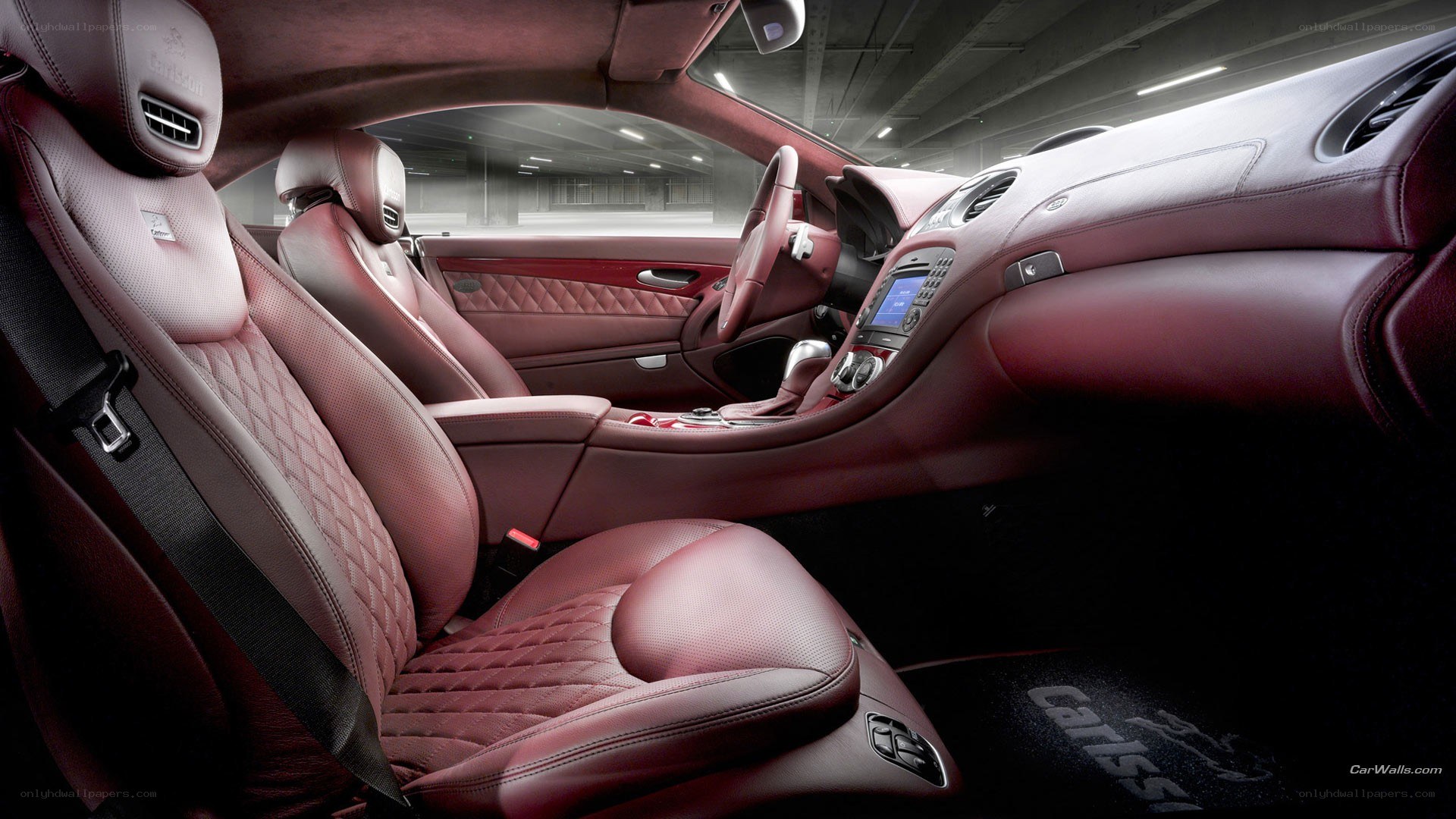 luxury car interior