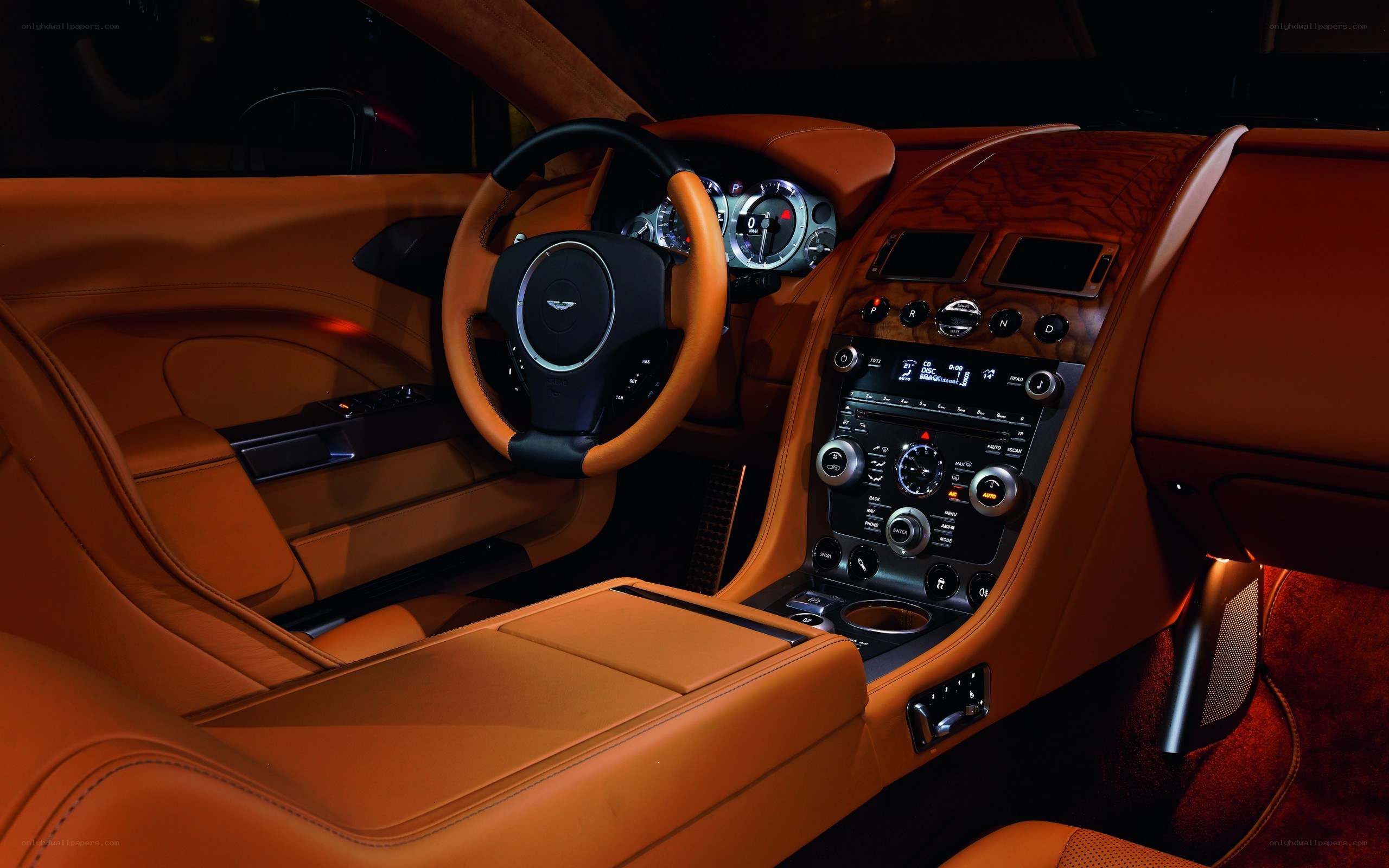 luxury car interior