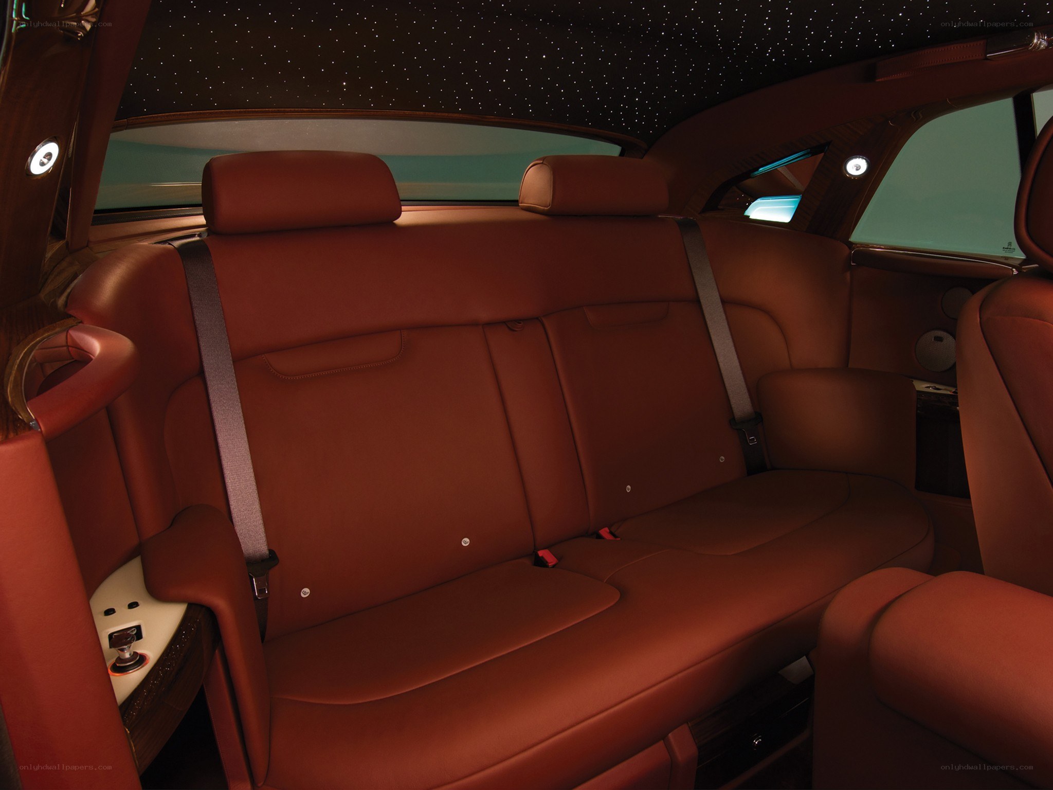 luxury car interior