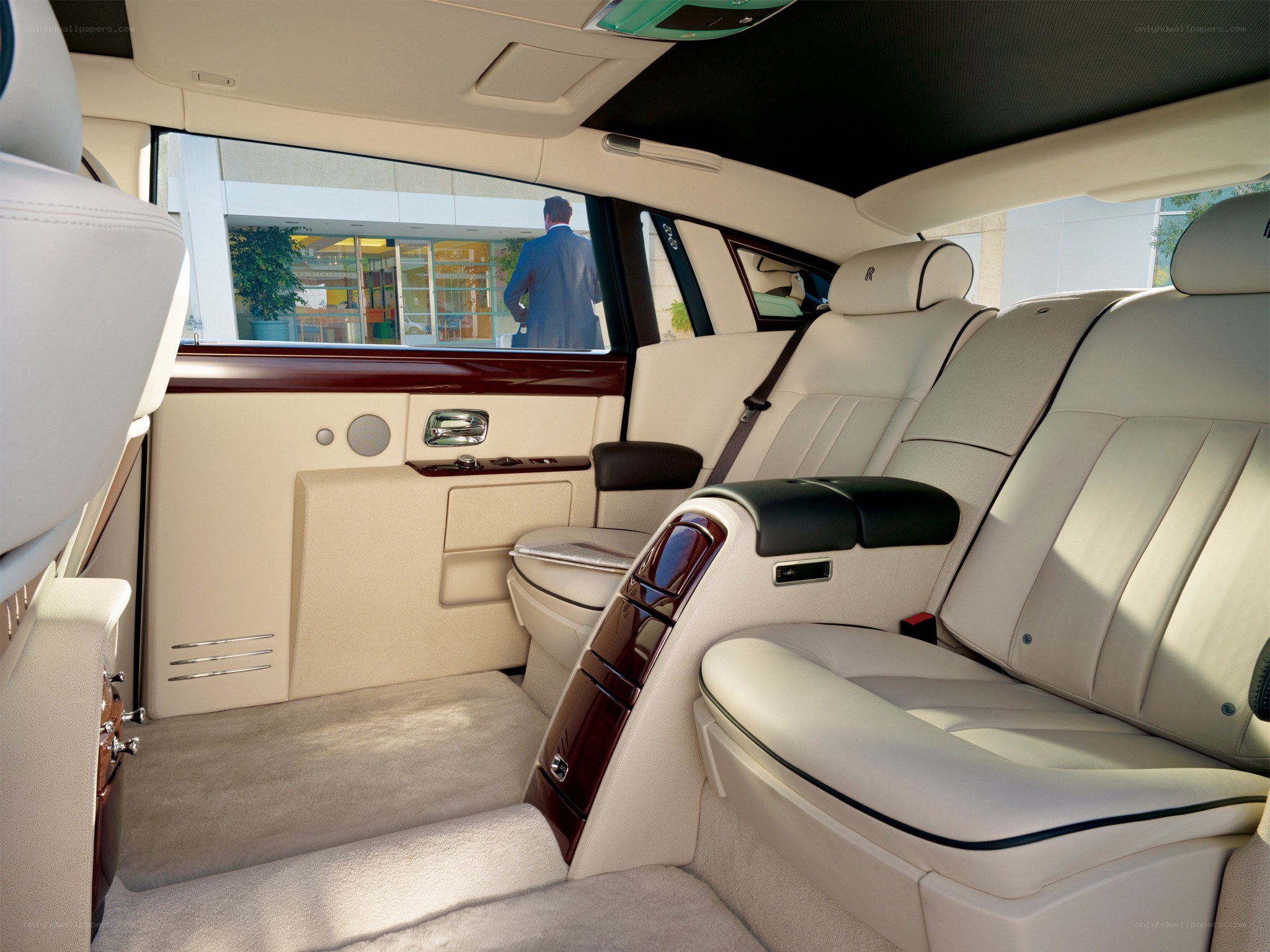 luxury car interior