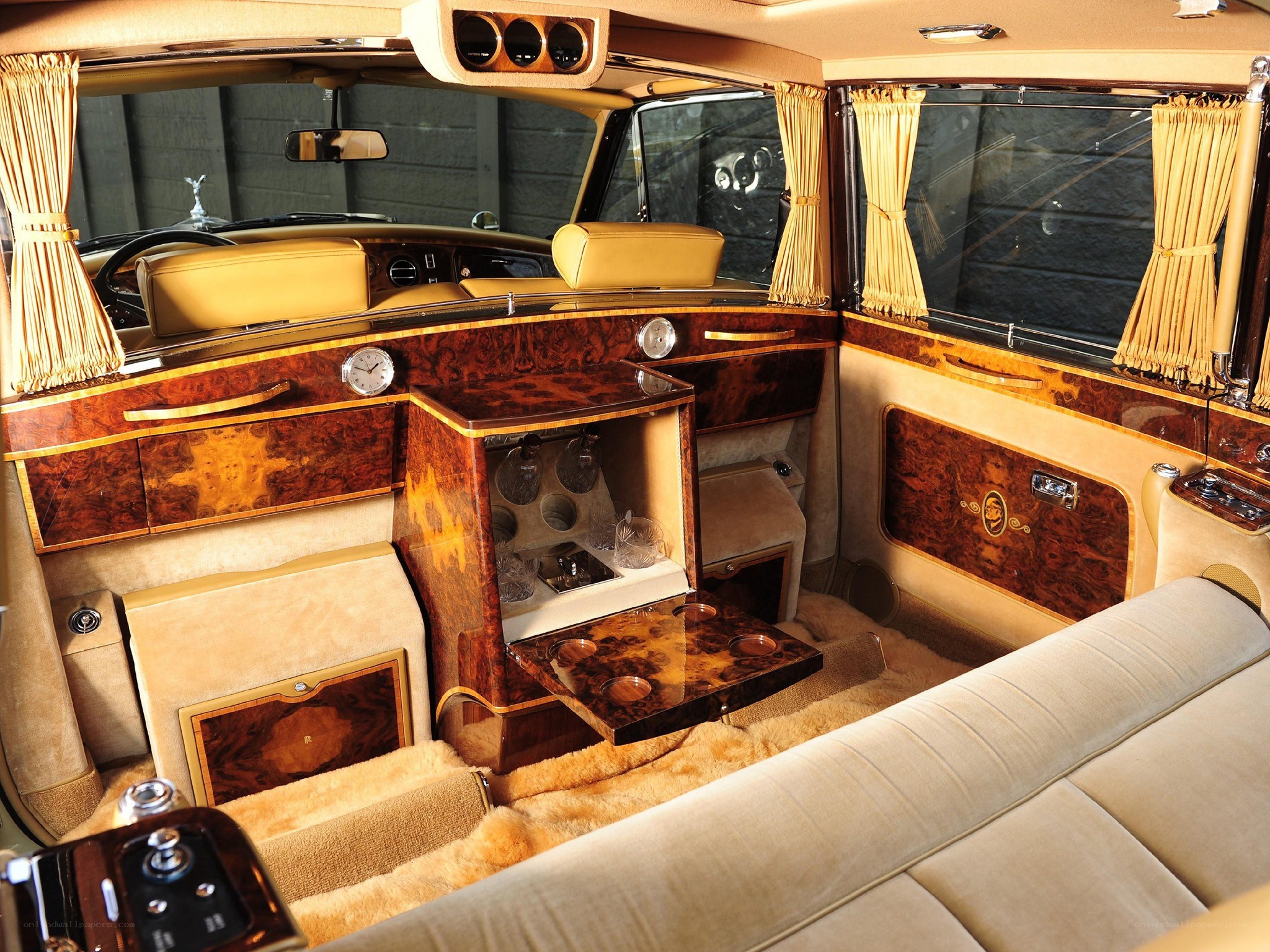 Luxury car interior