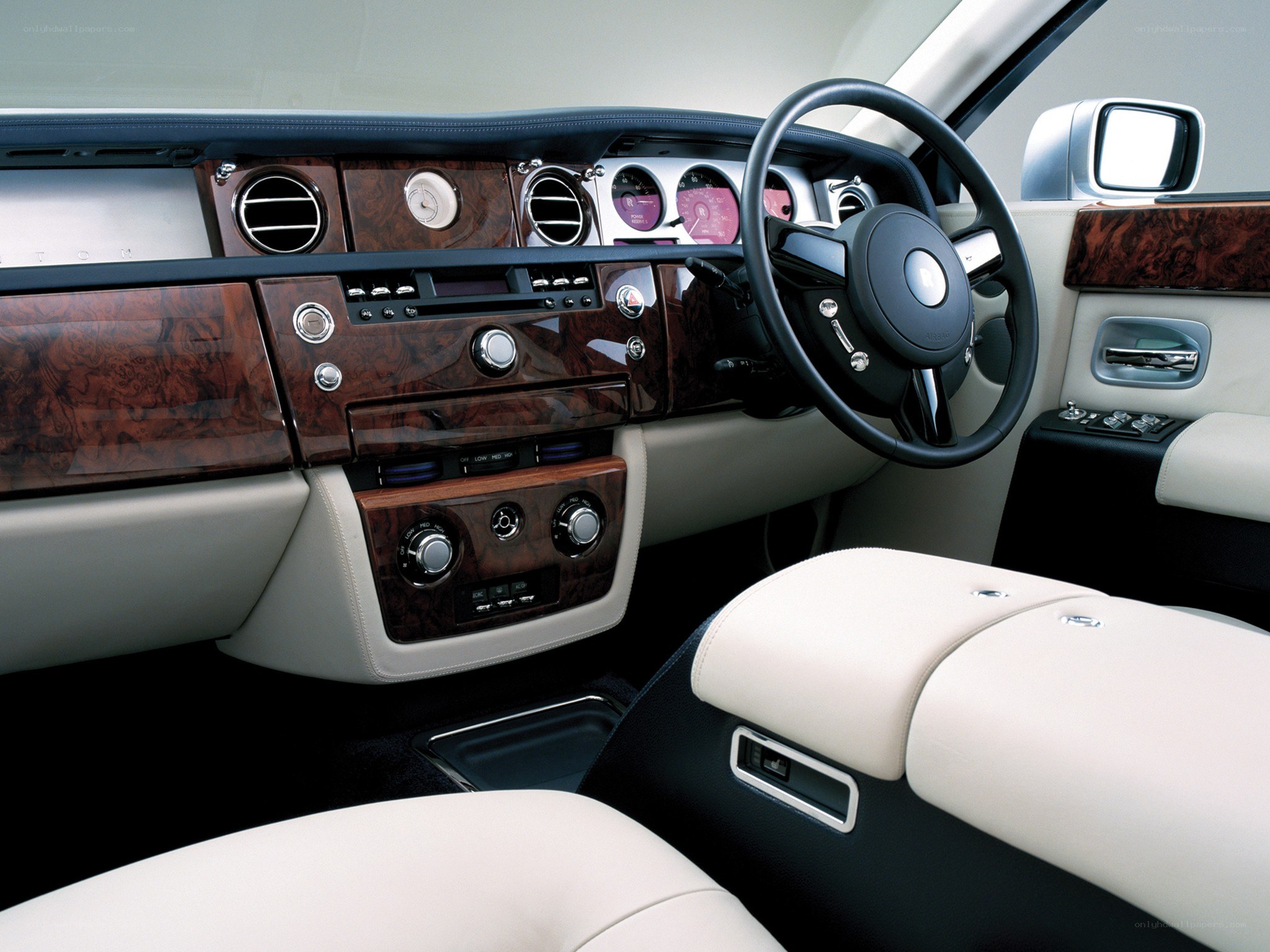 luxury car interior
