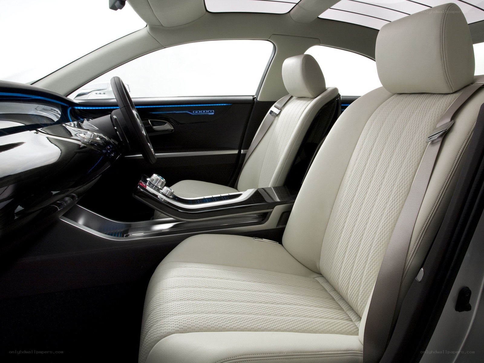 luxury car interior