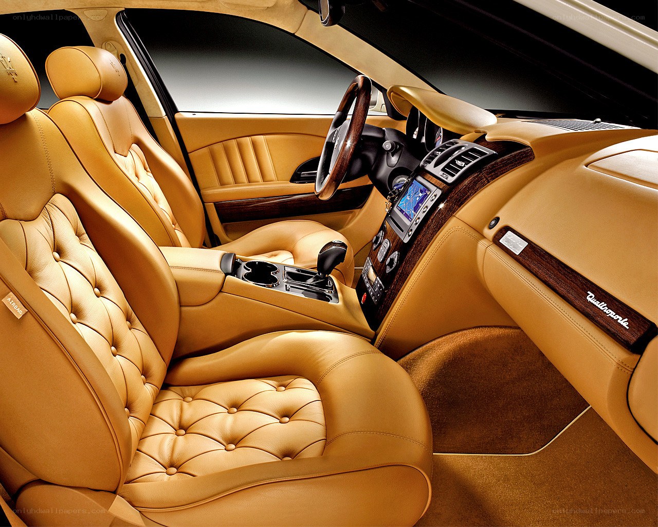 luxury car interior