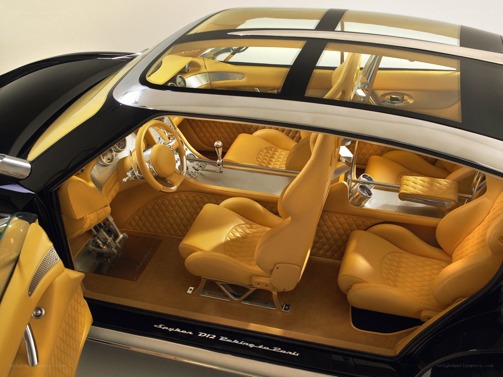 luxury car interior