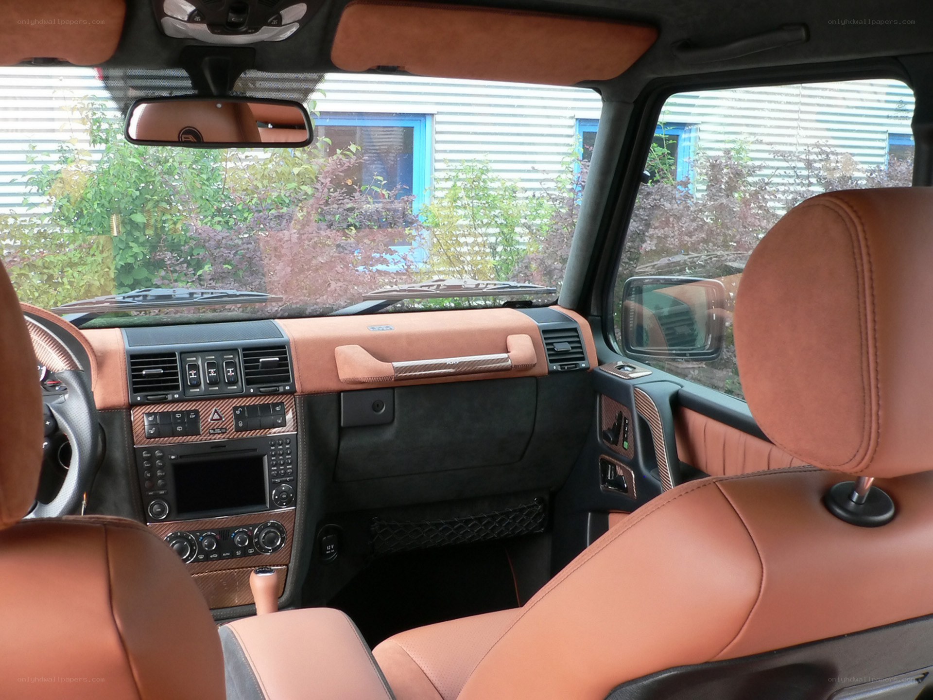 luxury car interior