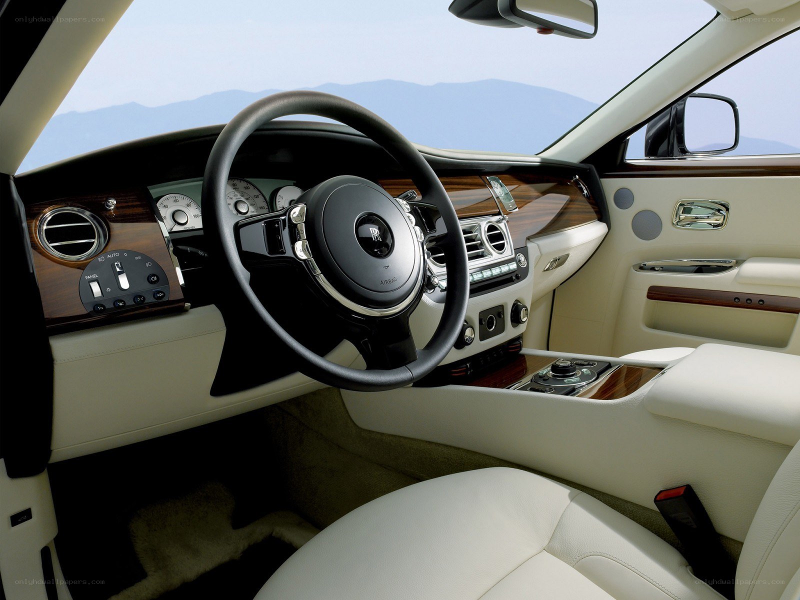 luxury car interior