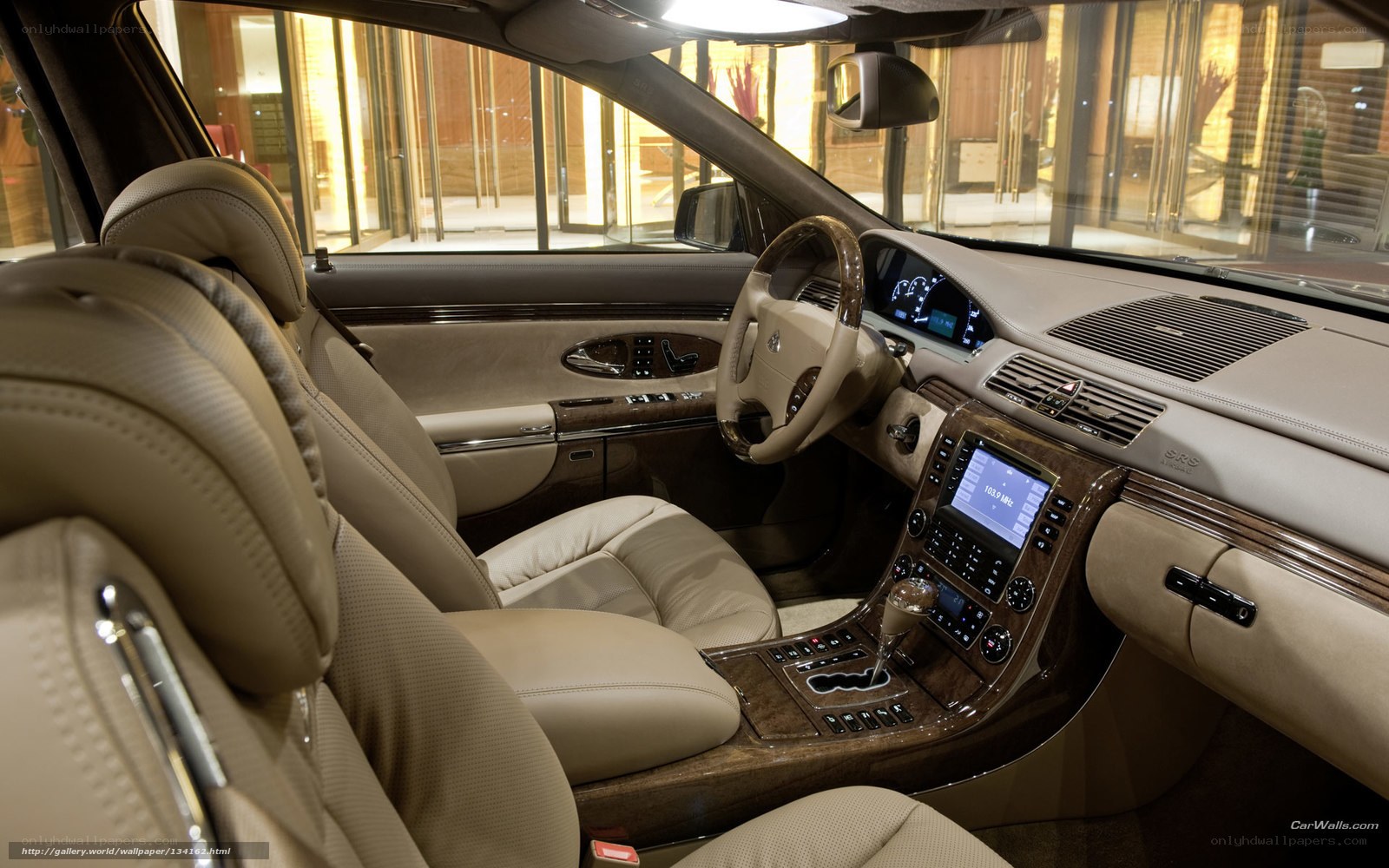 luxury car interior