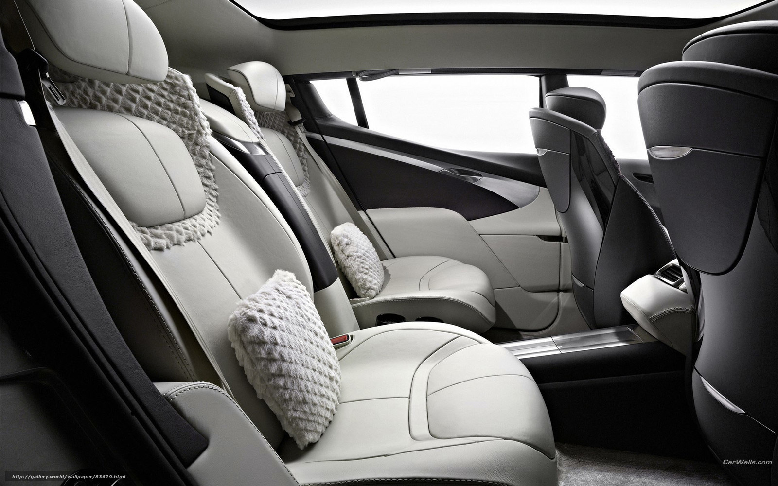 Luxury car interior