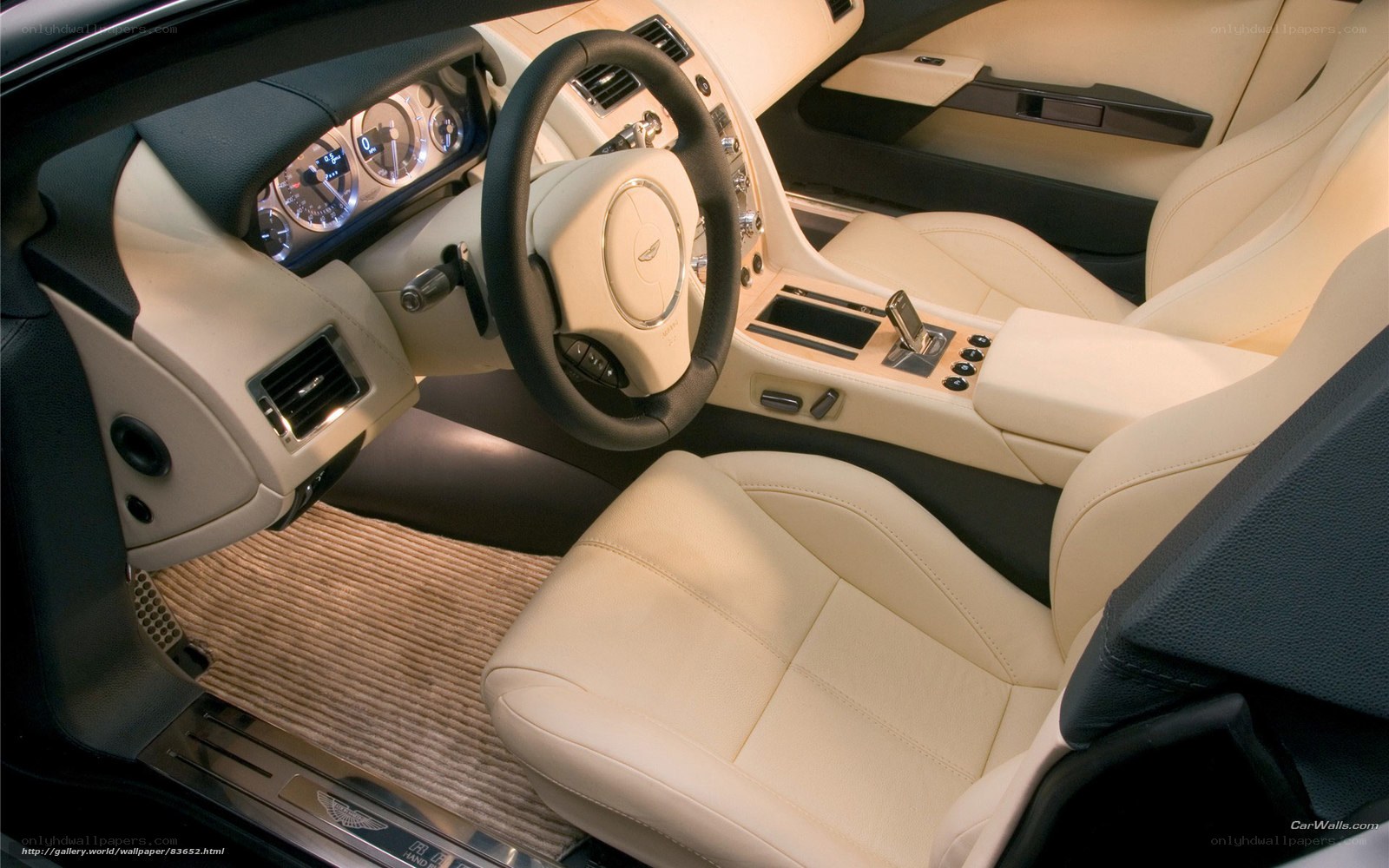 luxury car interior