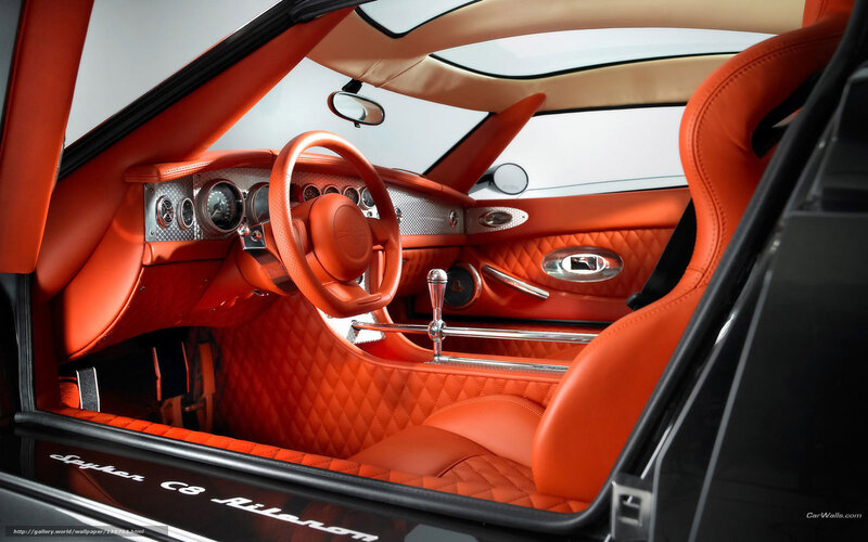luxury car interior