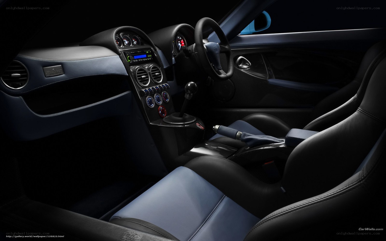 luxury car interior