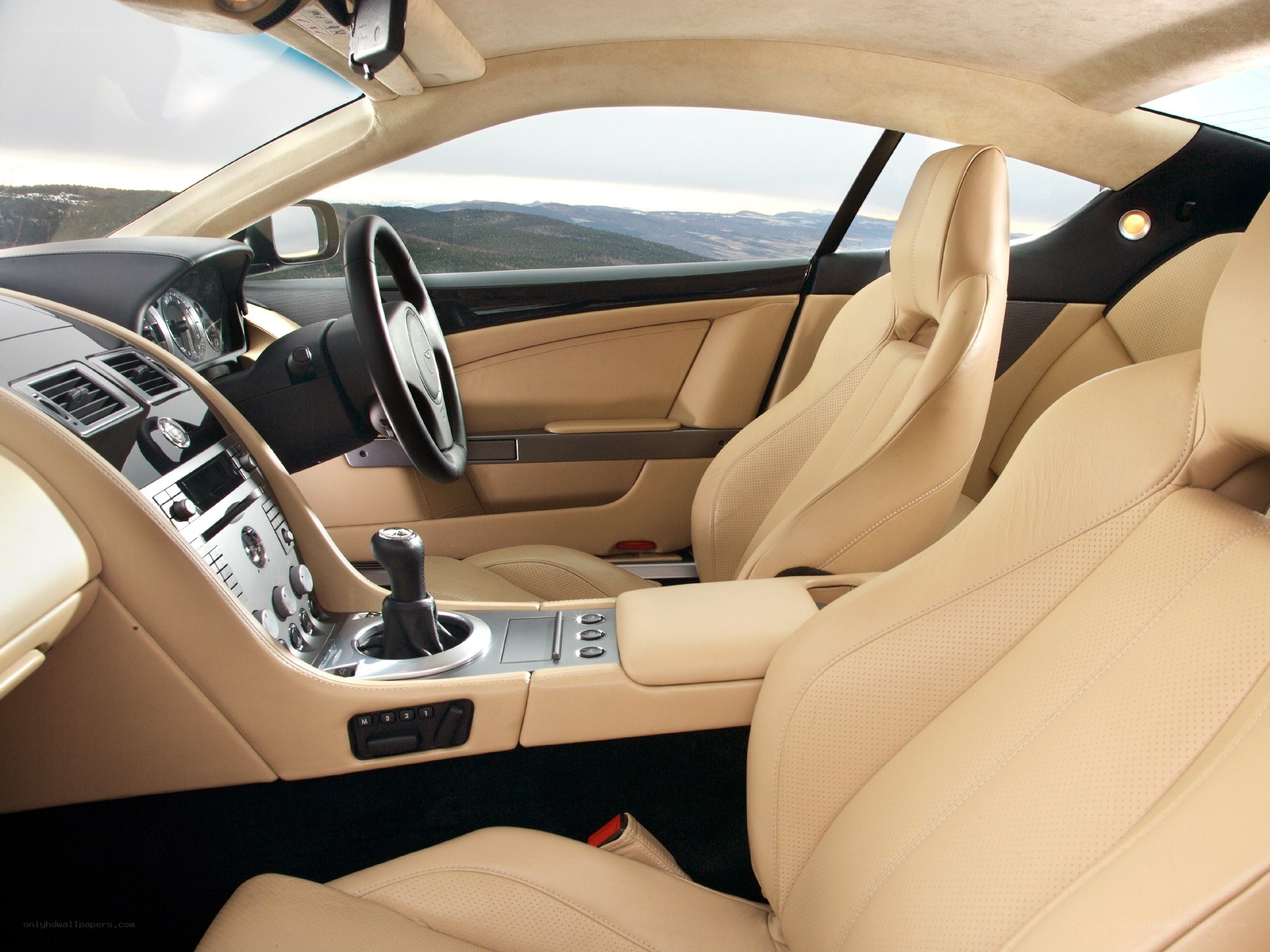 luxury car interior