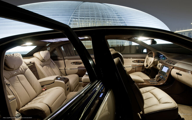Luxury Car Interior — Beige, Dramatic, Night