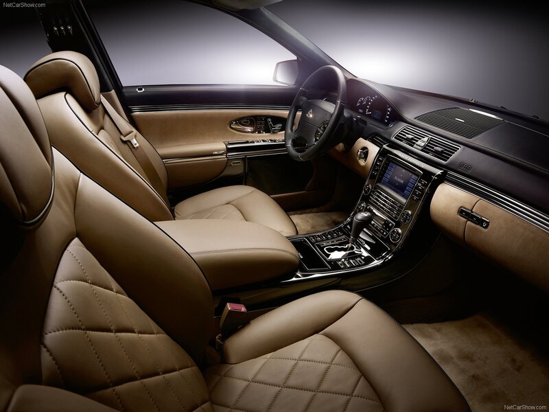 Luxury Car Interior — Beige, Dramatic, Photograph, Leather Seats, Dashboard, Steering Wheel, Black
