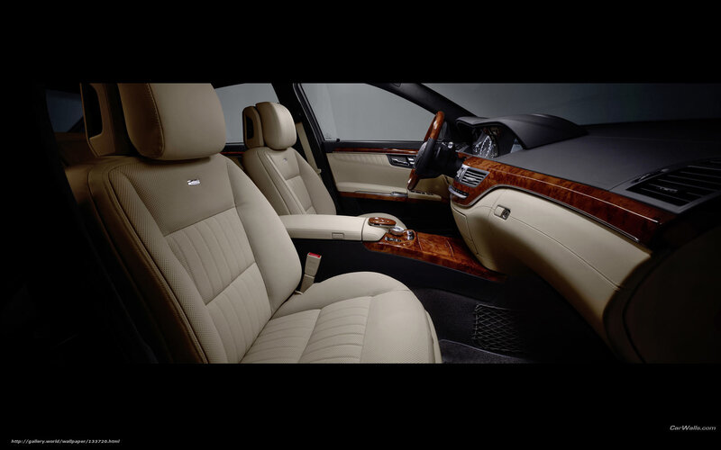 Luxury Car Interior — Beige, Dramatic, Photograph