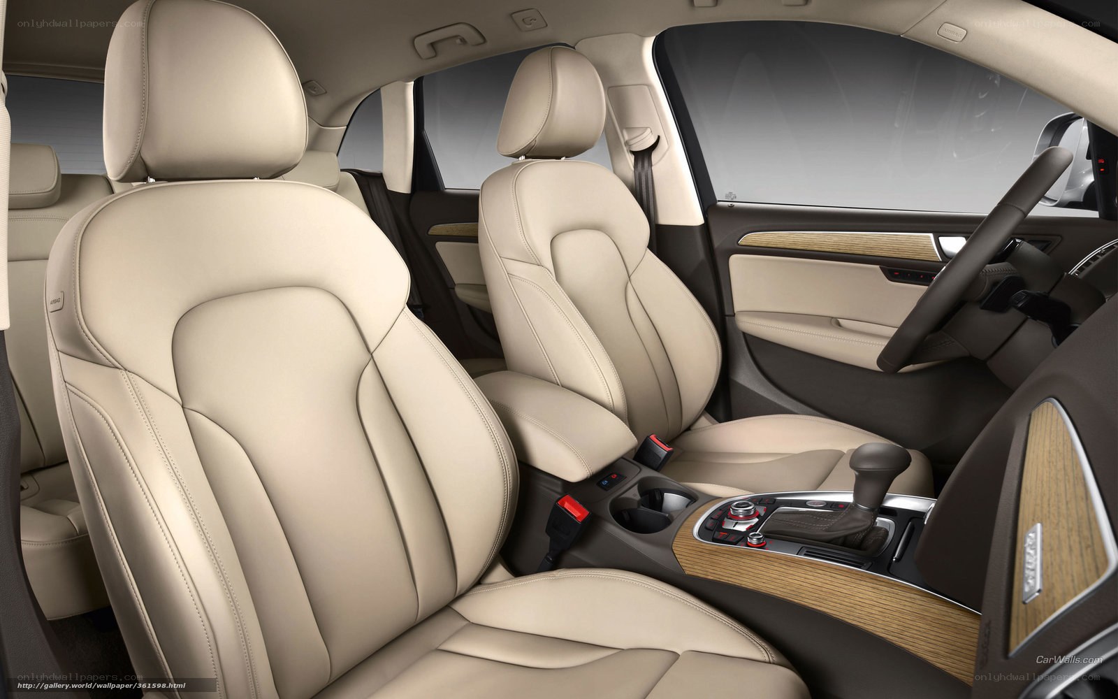 luxury car interior beige leather