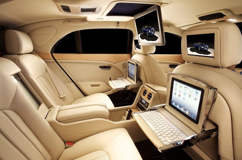 Luxury Car Interior — Beige, Luxurious, Photograph, Laptops