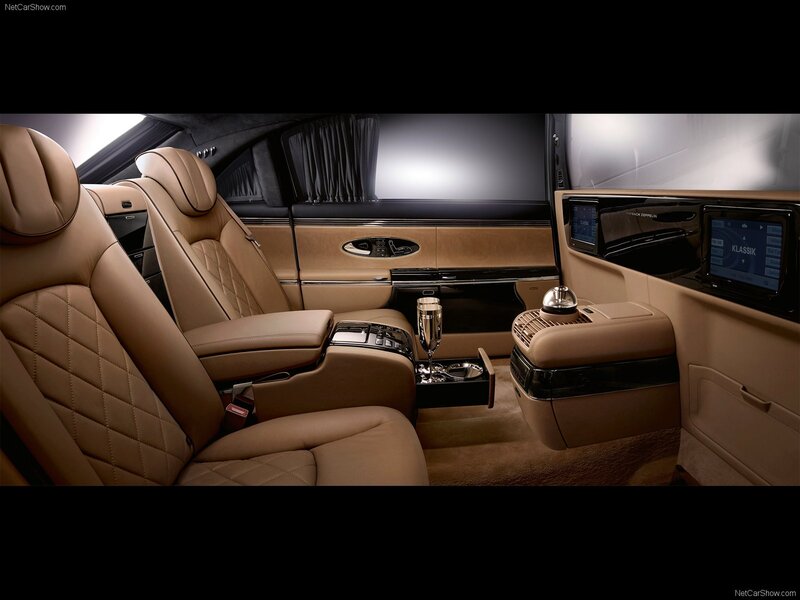 Luxury Car Interior — Beige, Luxurious, Photograph, Leather Seats, Champagne Glass, Center Console