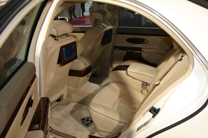 Luxury Car Interior — Beige, Neutral, Photograph, Leather Seats, Wood Trim