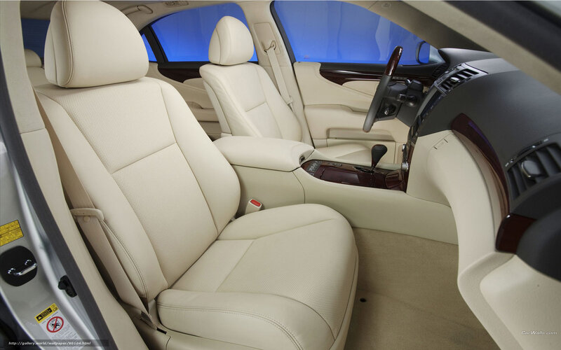 Luxury Car Interior — Beige, Neutral