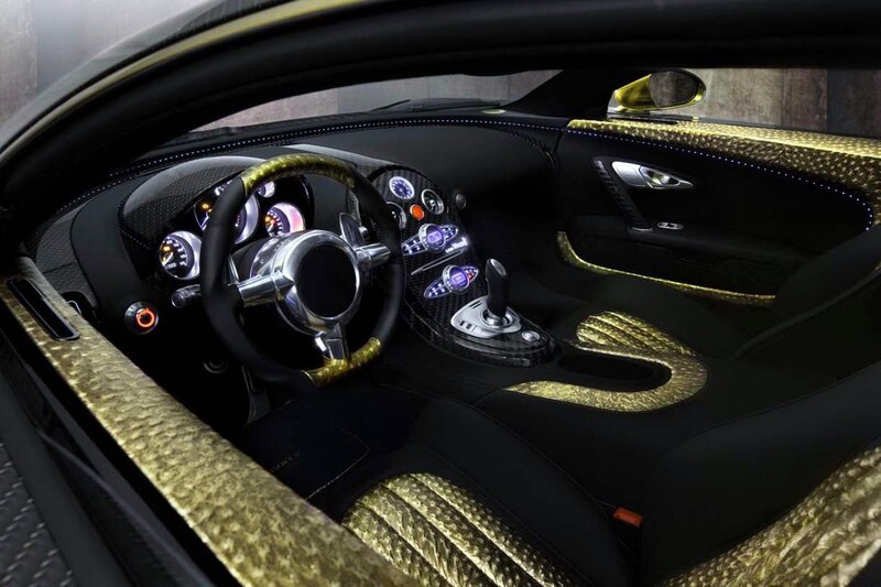 Luxury Car Interior — Black, Sleek