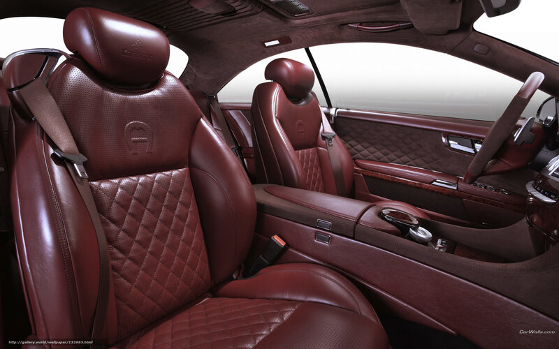 Luxury Car Interior — Brown, Luxurious