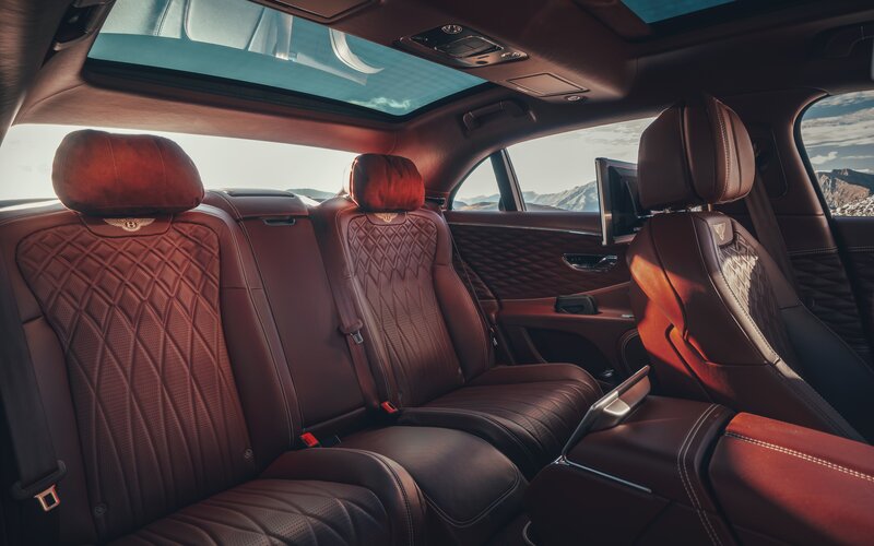 Luxury Car Interior — Brown, Serene