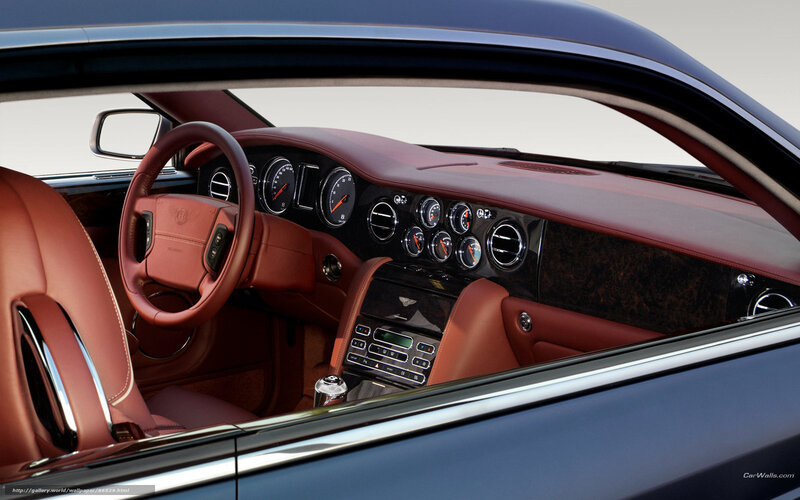 Luxury Car Interior — Brown, Sophisticated, Photograph