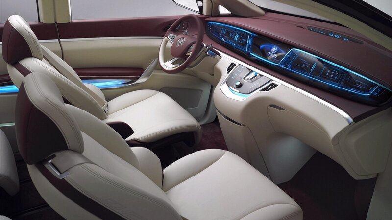 luxury car interior concept
