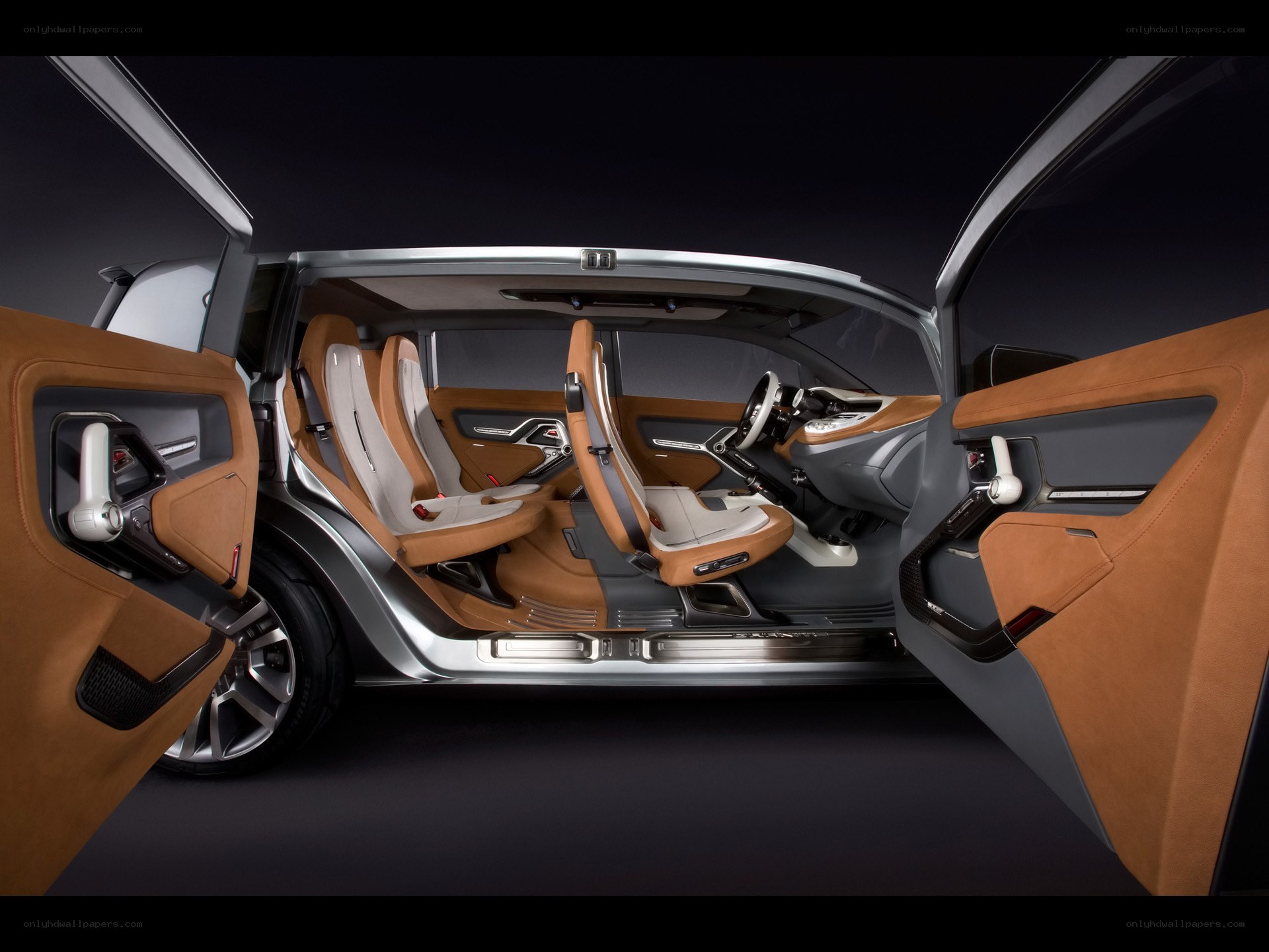 luxury car interior concept
