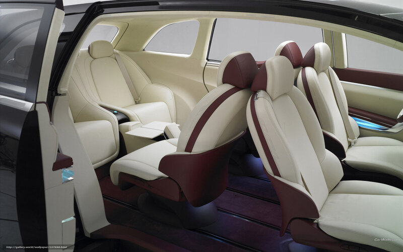 Luxury Car Interior — Cream, Modern
