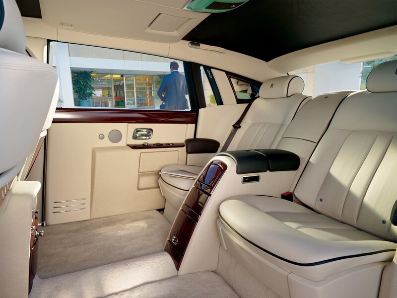 Luxury Car Interior — Cream, Serene, Afternoon, Photograph, White Leather Seats