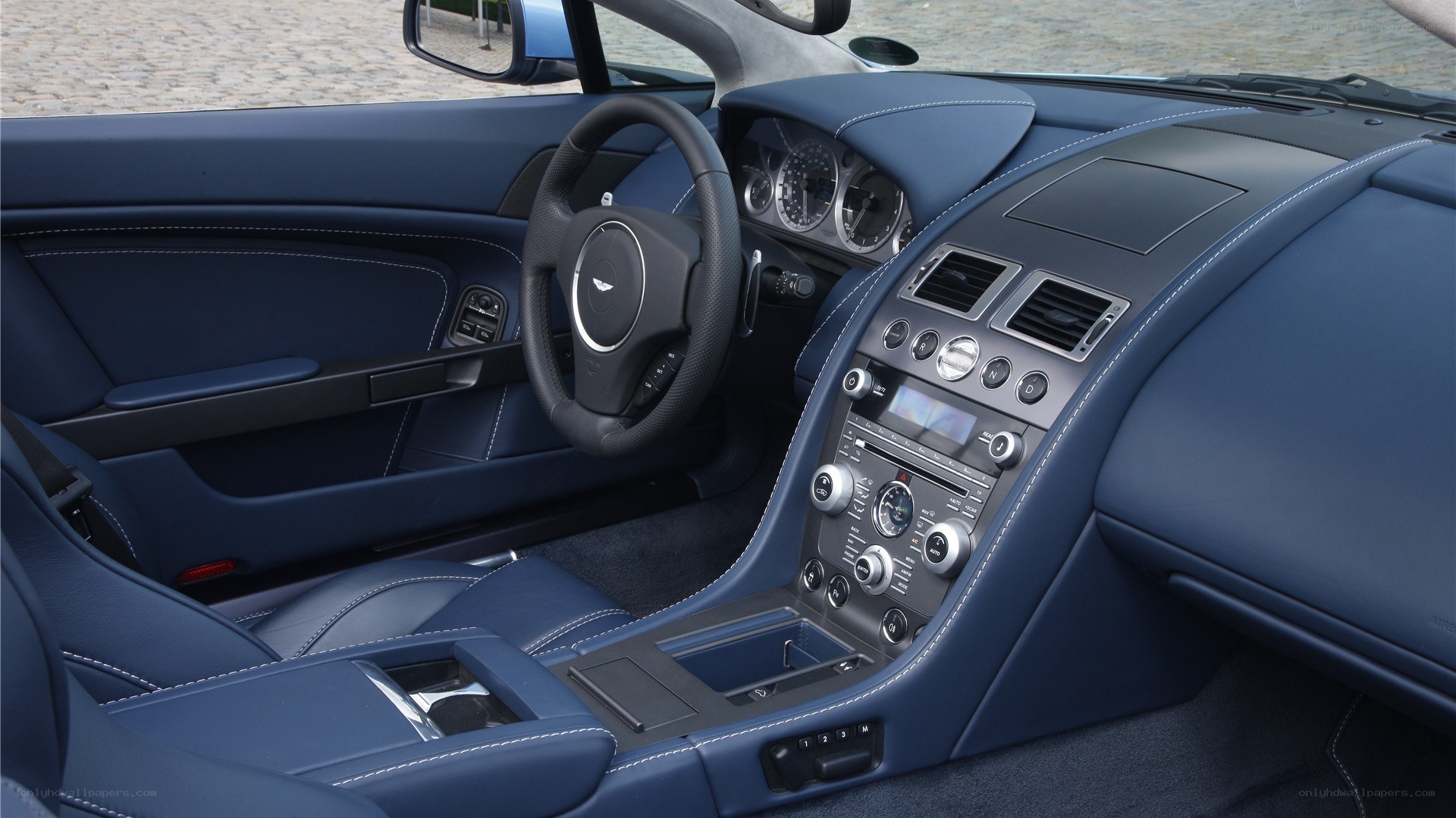 luxury car interior dashboard