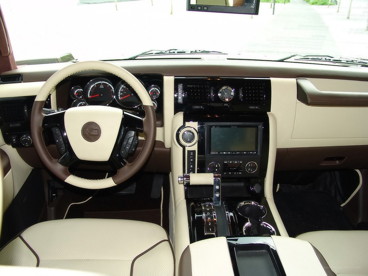 luxury car interior dashboard