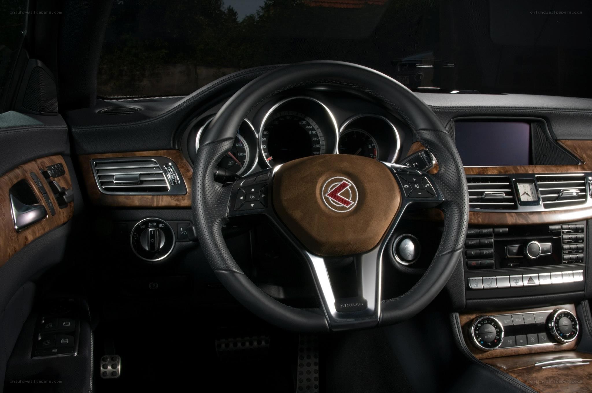 luxury car interior dashboard