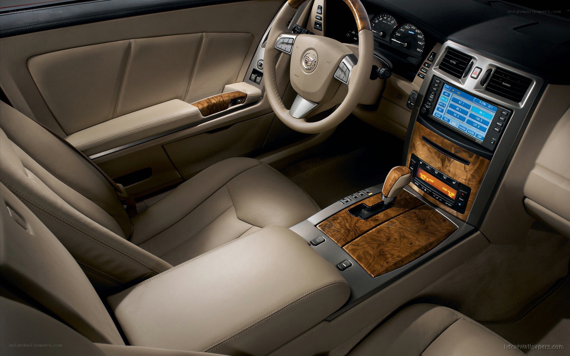 luxury car interior dashboard